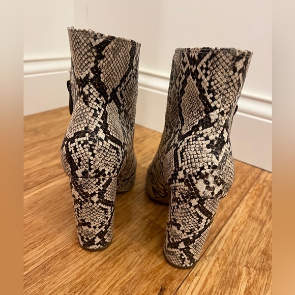 Snakeskin Booties - Picture 4 of 7